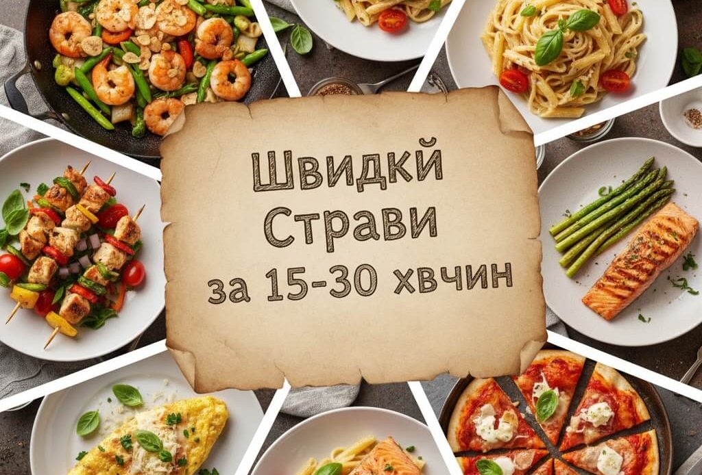 Швидкі Страви за 15-30 хвилин - Найкращі швидкі рецепти - Що приготувати нашвидкоруч